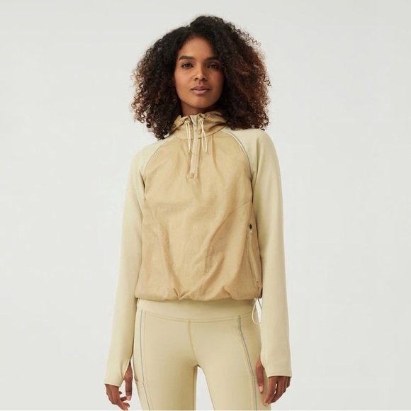 Outdoor Voices Tops - Outdoor Voices | Frostknit Hoodie In Mojave Medium Running Workout Activewear